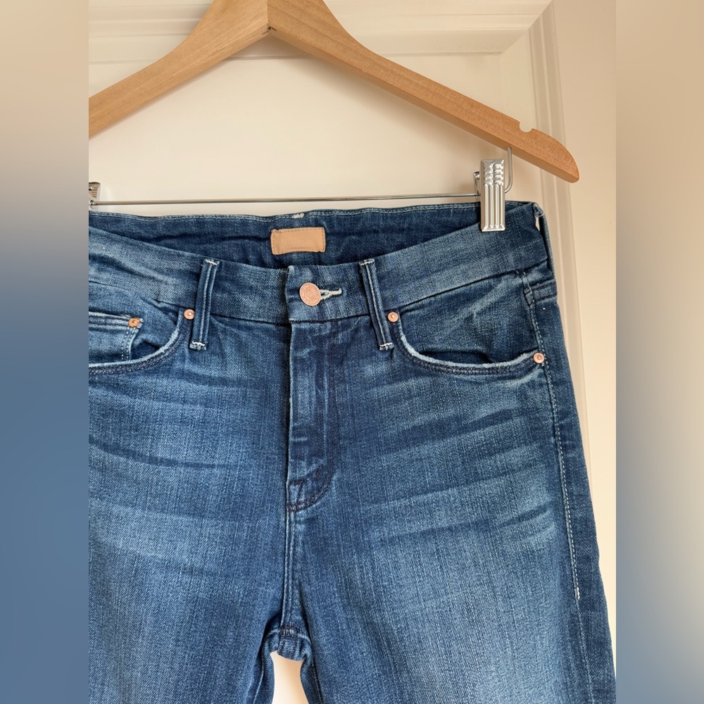 MOTHER The Looker Ankle Fray Jeans Size 25 - Picture 3 of 12